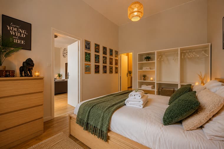 Chambre et rangements
